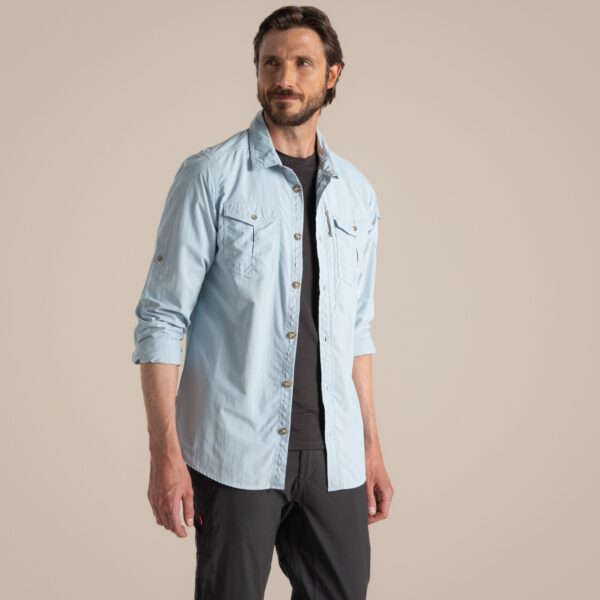 NosiLife Adventure Long Sleeved Shirt III-Niagara Blue