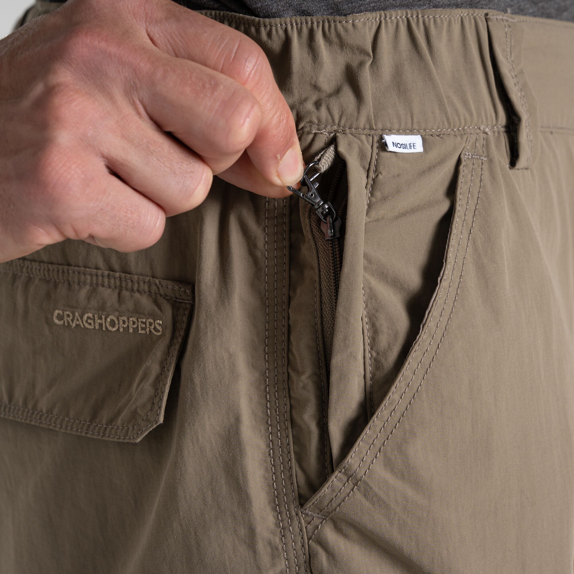 NosiLife Cargo Short III-Pebble - Image 3