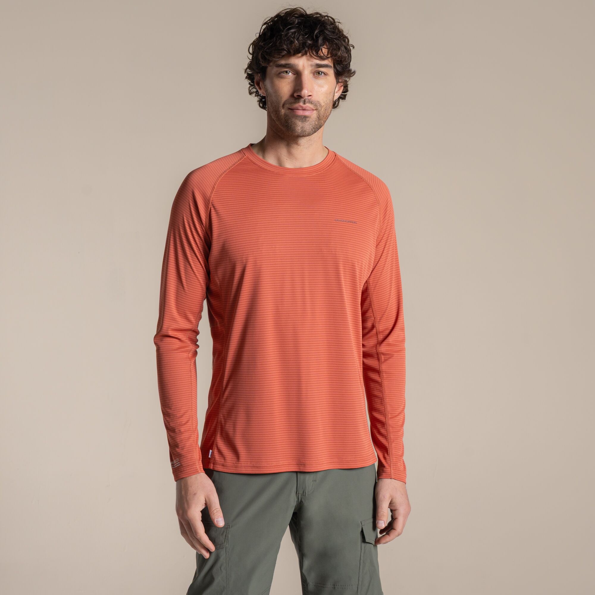 NosiLife SolarShield+ Half Zip Top-Dark Sahara