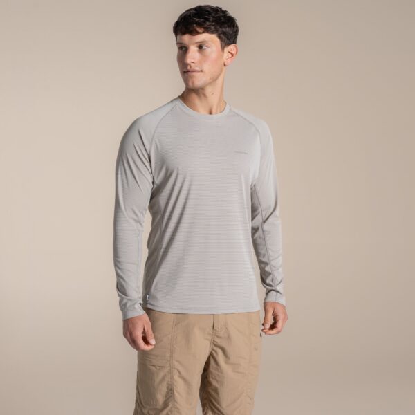 NosiLife SolarShield+ Long Sleeved T-Shirt-Parchment
