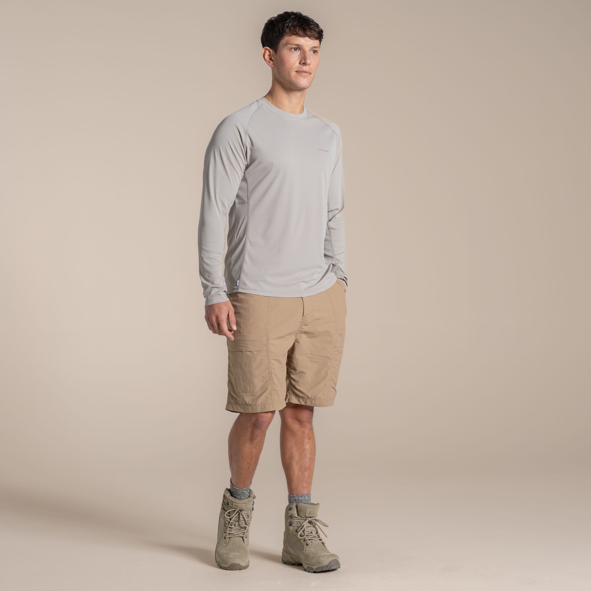 NosiLife SolarShield+ Long Sleeved T-Shirt-Parchment - Image 2
