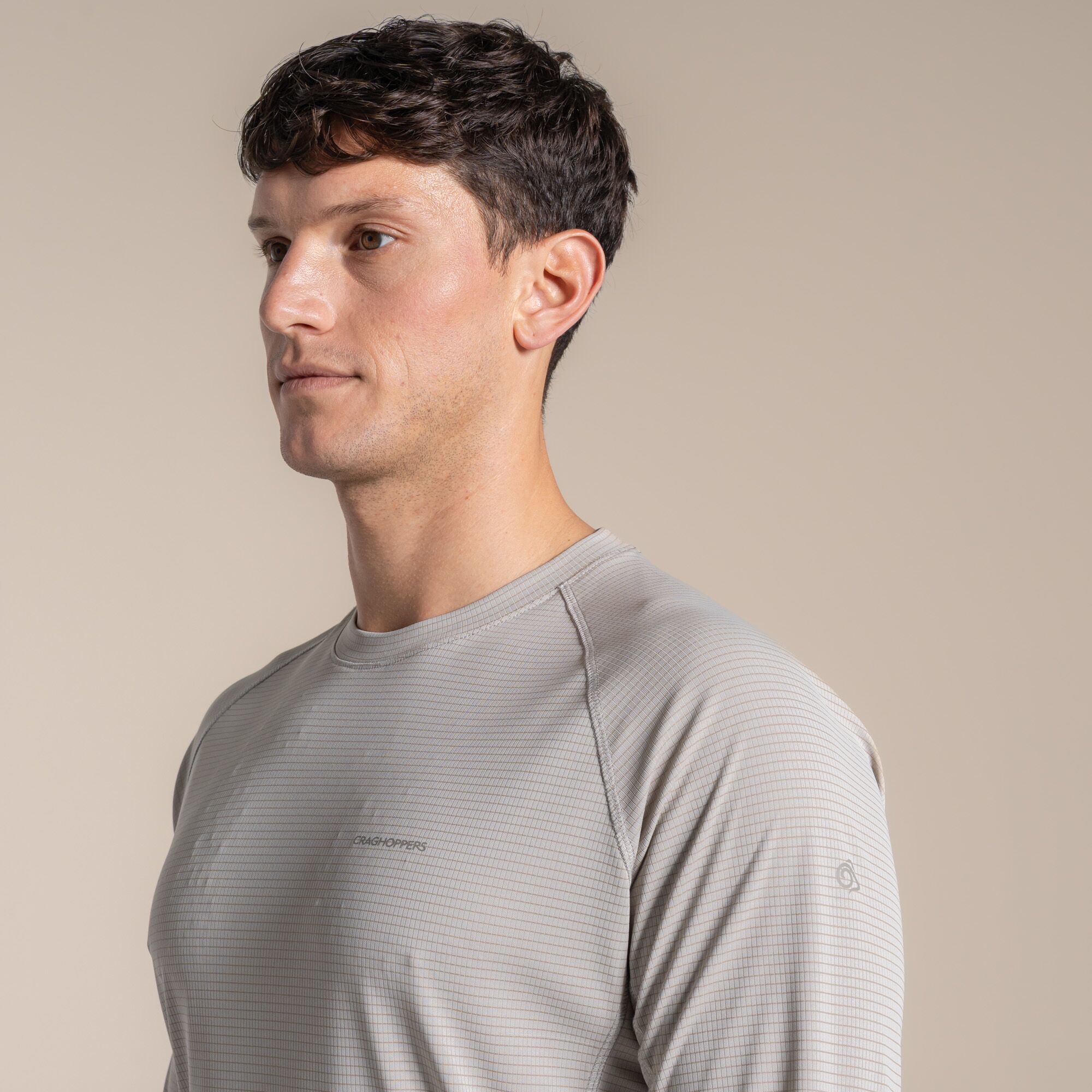 NosiLife SolarShield+ Long Sleeved T-Shirt-Parchment - Image 3