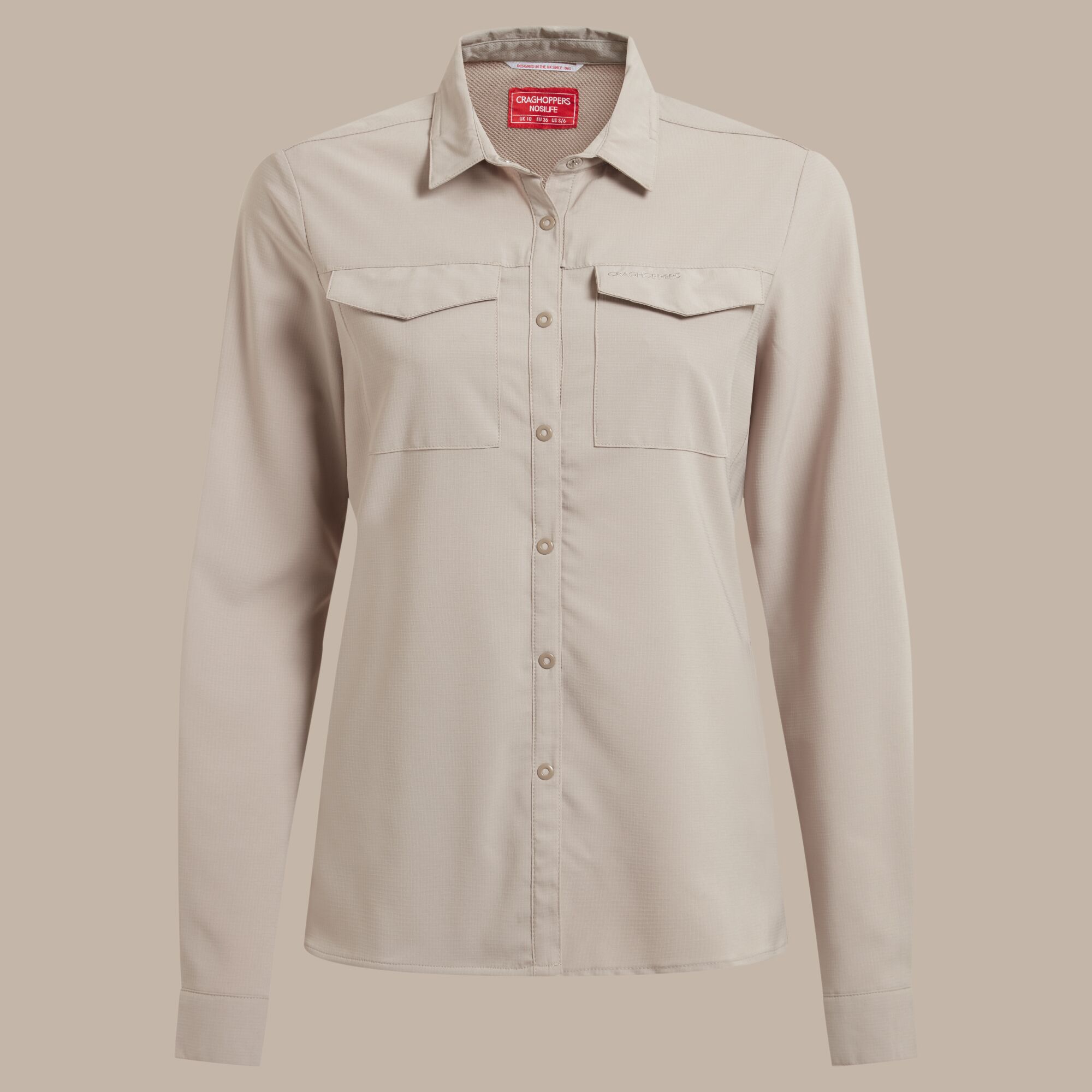 NosiLife Pro Long Sleeved Shirt III-Soft Mushroom - Image 9