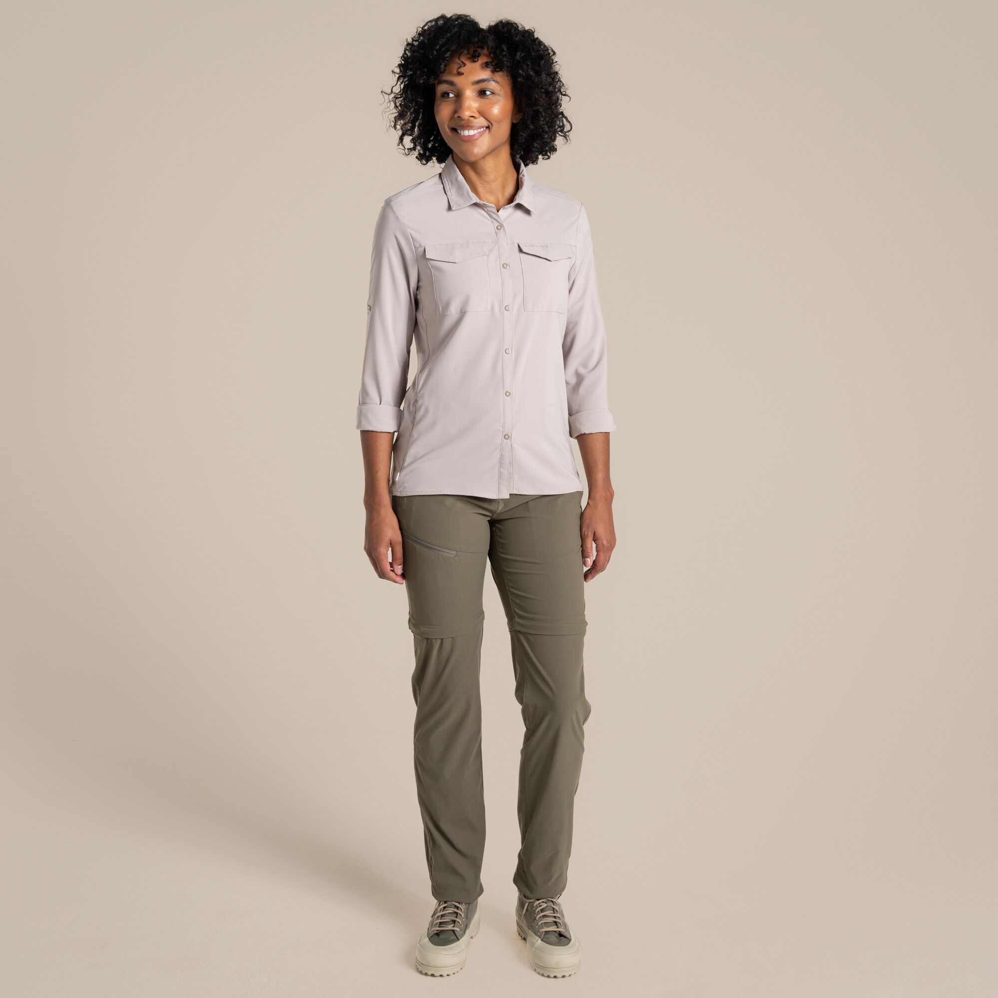 NosiLife Pro Long Sleeved Shirt III-Soft Mushroom - Image 2