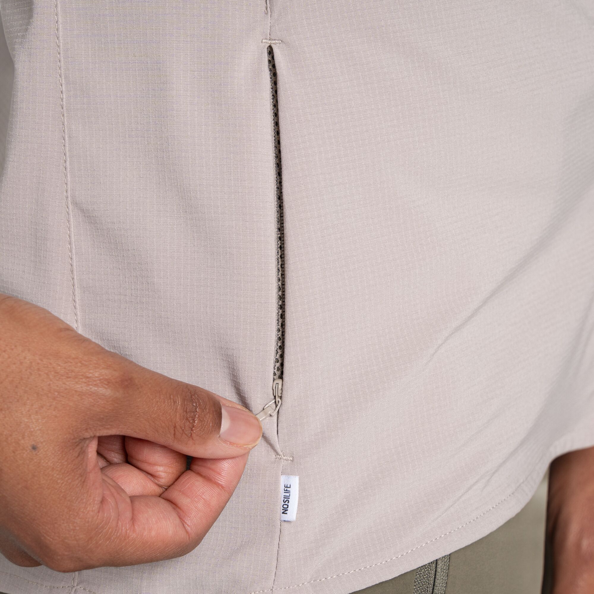 NosiLife Pro Long Sleeved Shirt III-Soft Mushroom - Image 6