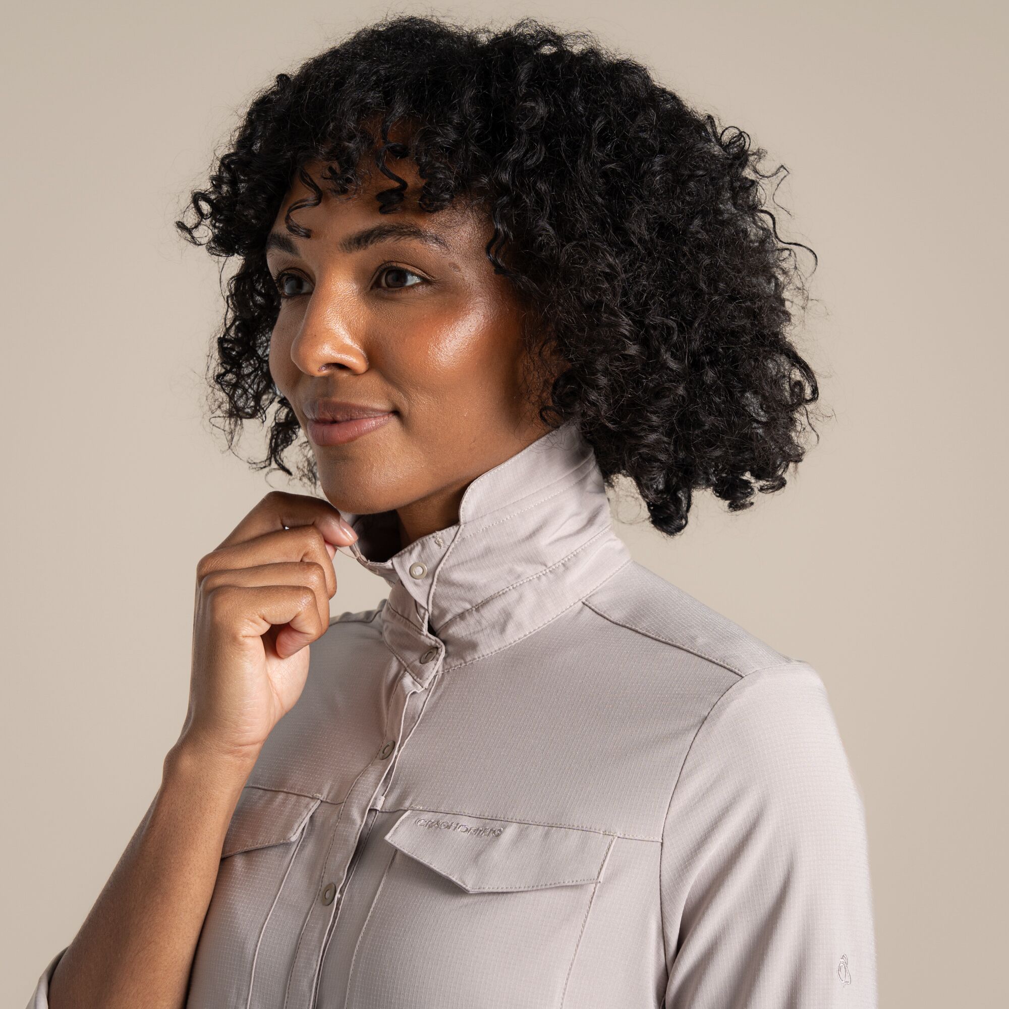 NosiLife Pro Long Sleeved Shirt III-Soft Mushroom - Image 5