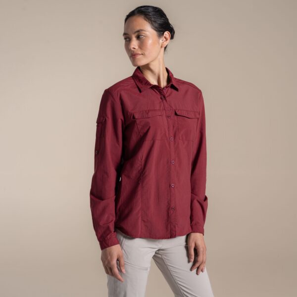 NosiLife Adventure Long Sleeved Shirt III-Riad Red