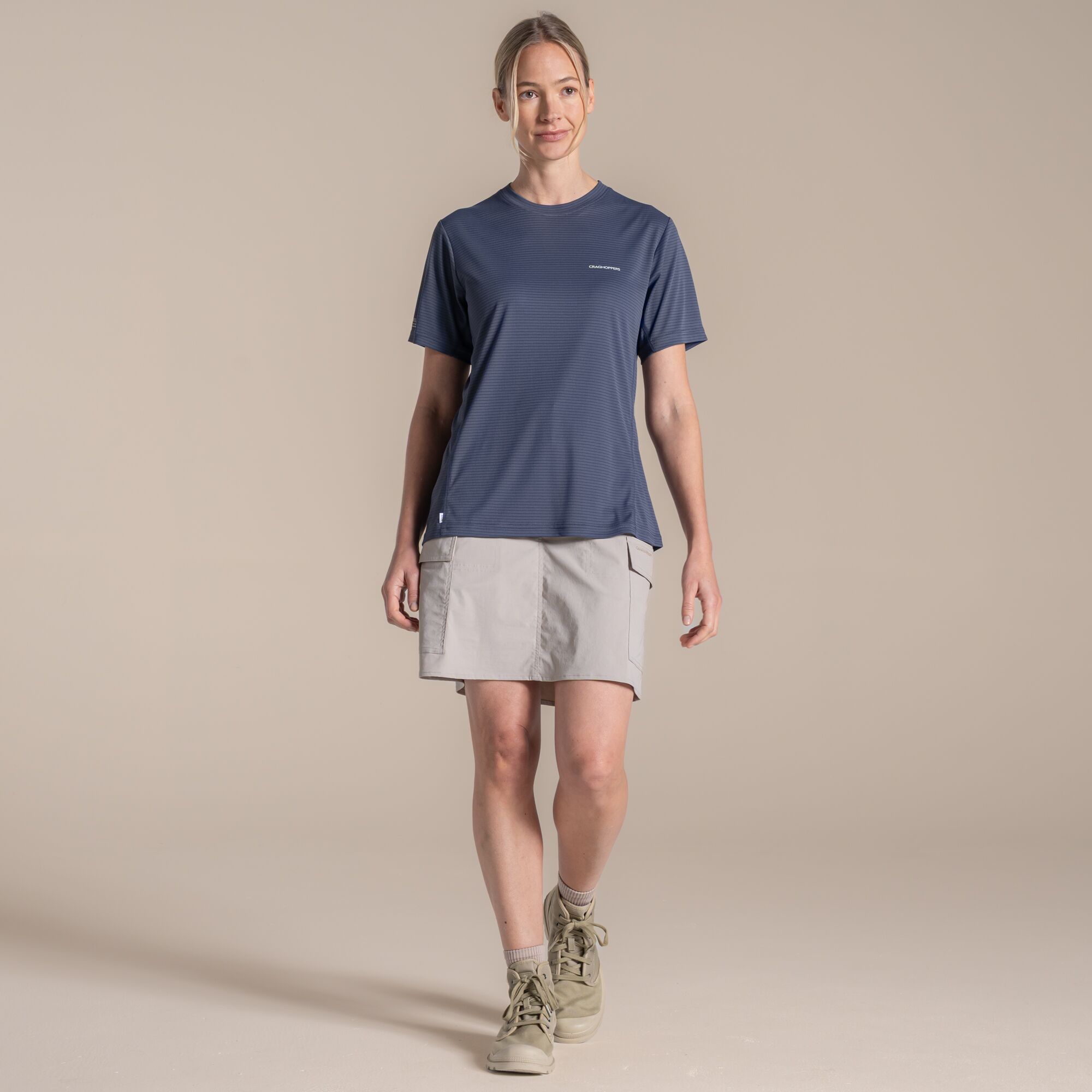 NosiLIfe SolarShield+ Short Sleeved T-Shirt-Anthracite - Image 2