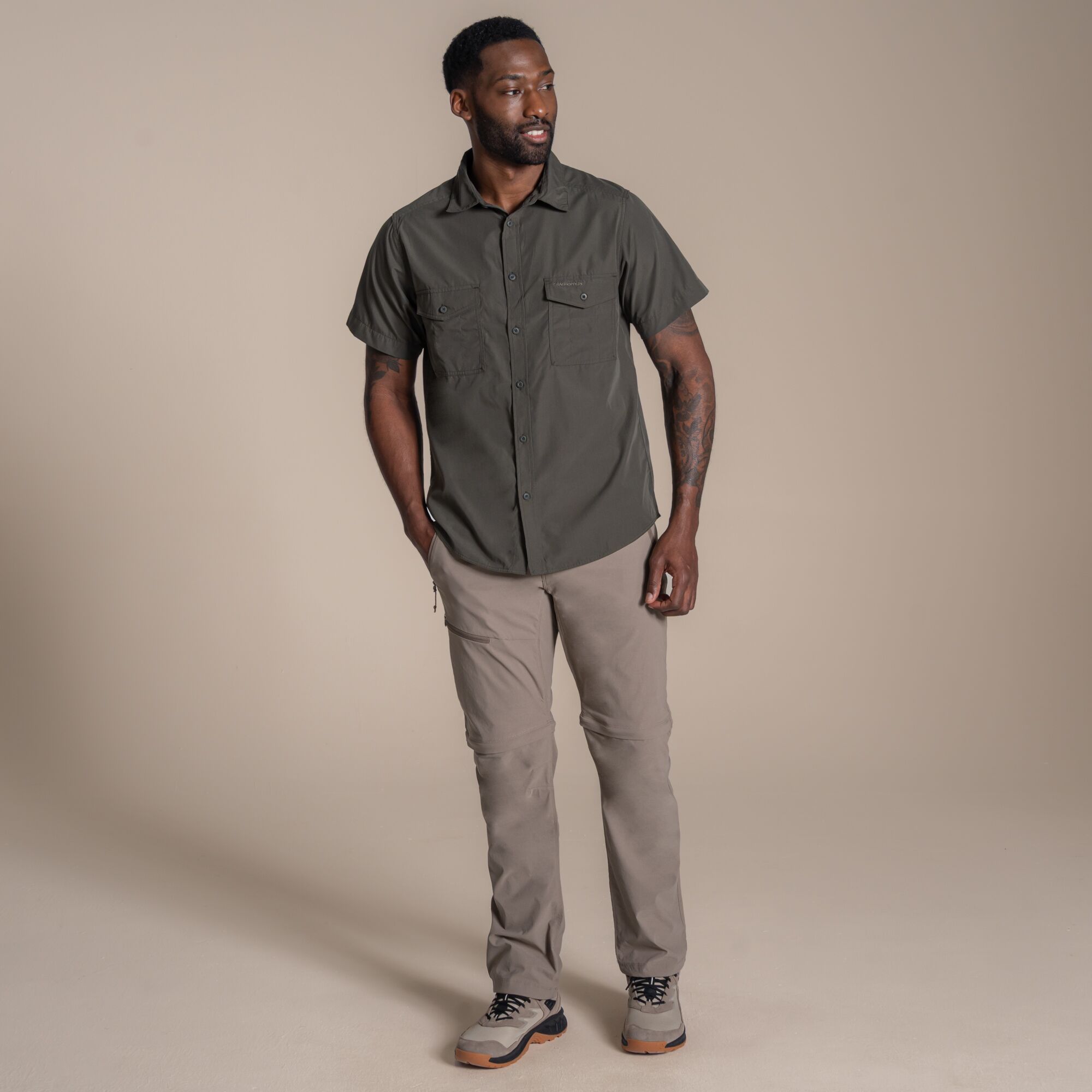 Kiwi II Short Sleeved Shirt-Cedar - Image 2