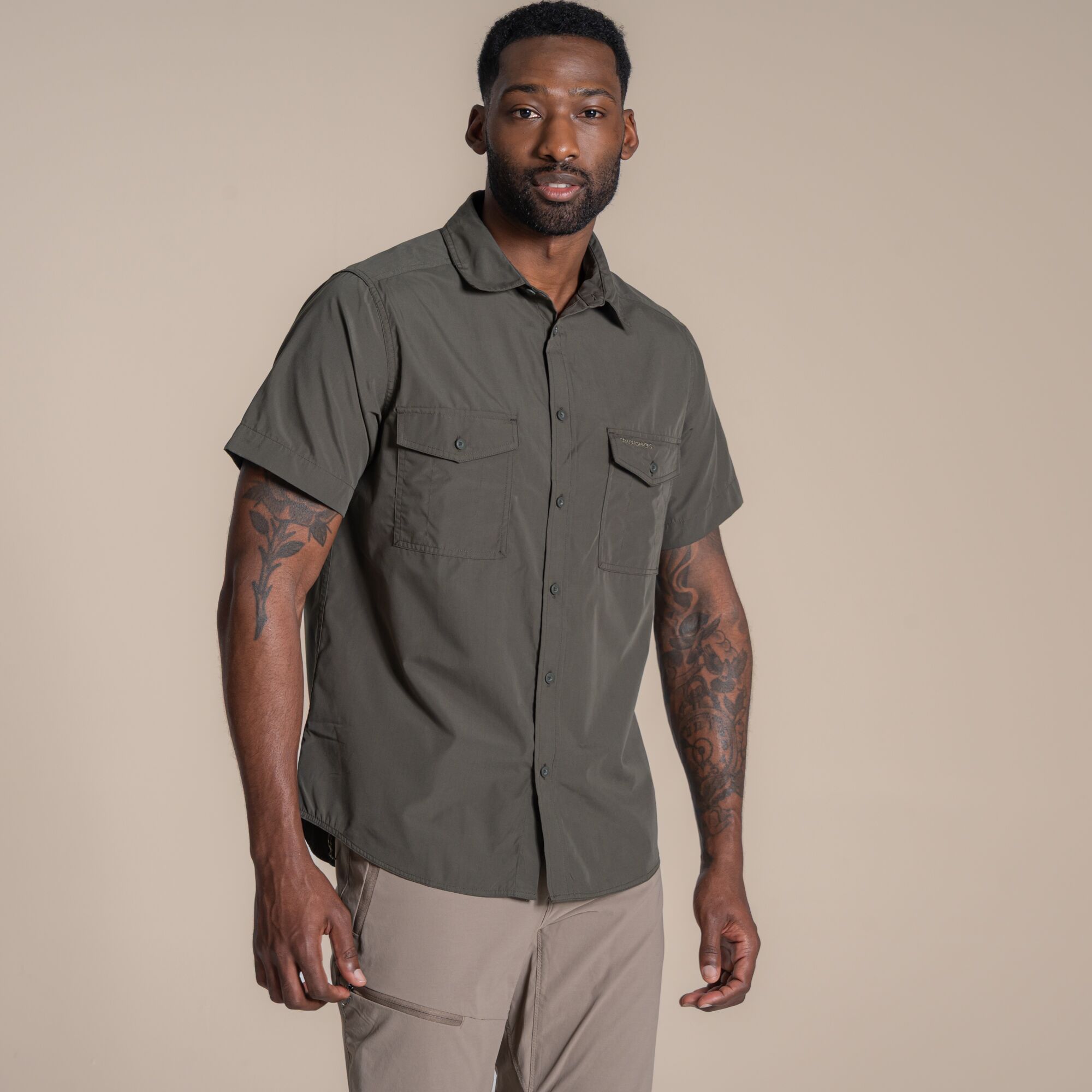 Kiwi II Short Sleeved Shirt-Cedar