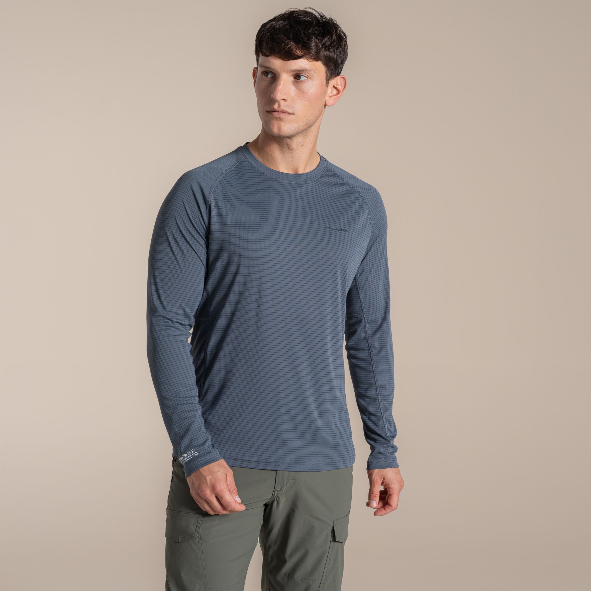 NosiLife SolarShield+ Long Sleeved T-Shirt-Dark Pewter