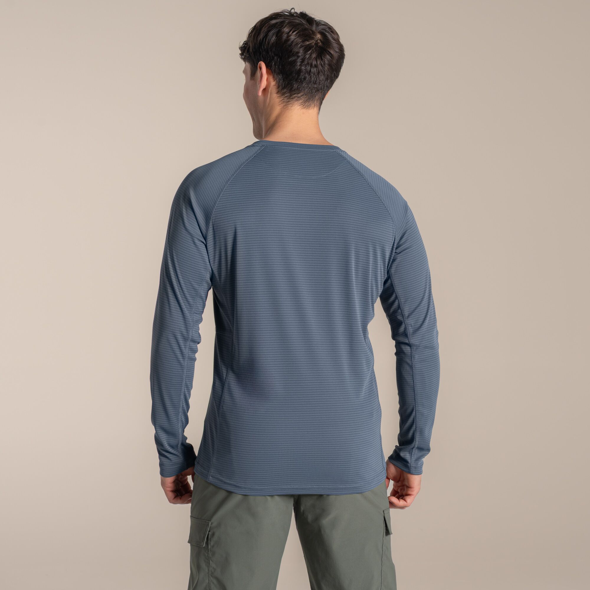 NosiLife SolarShield+ Long Sleeved T-Shirt-Dark Pewter - Image 4