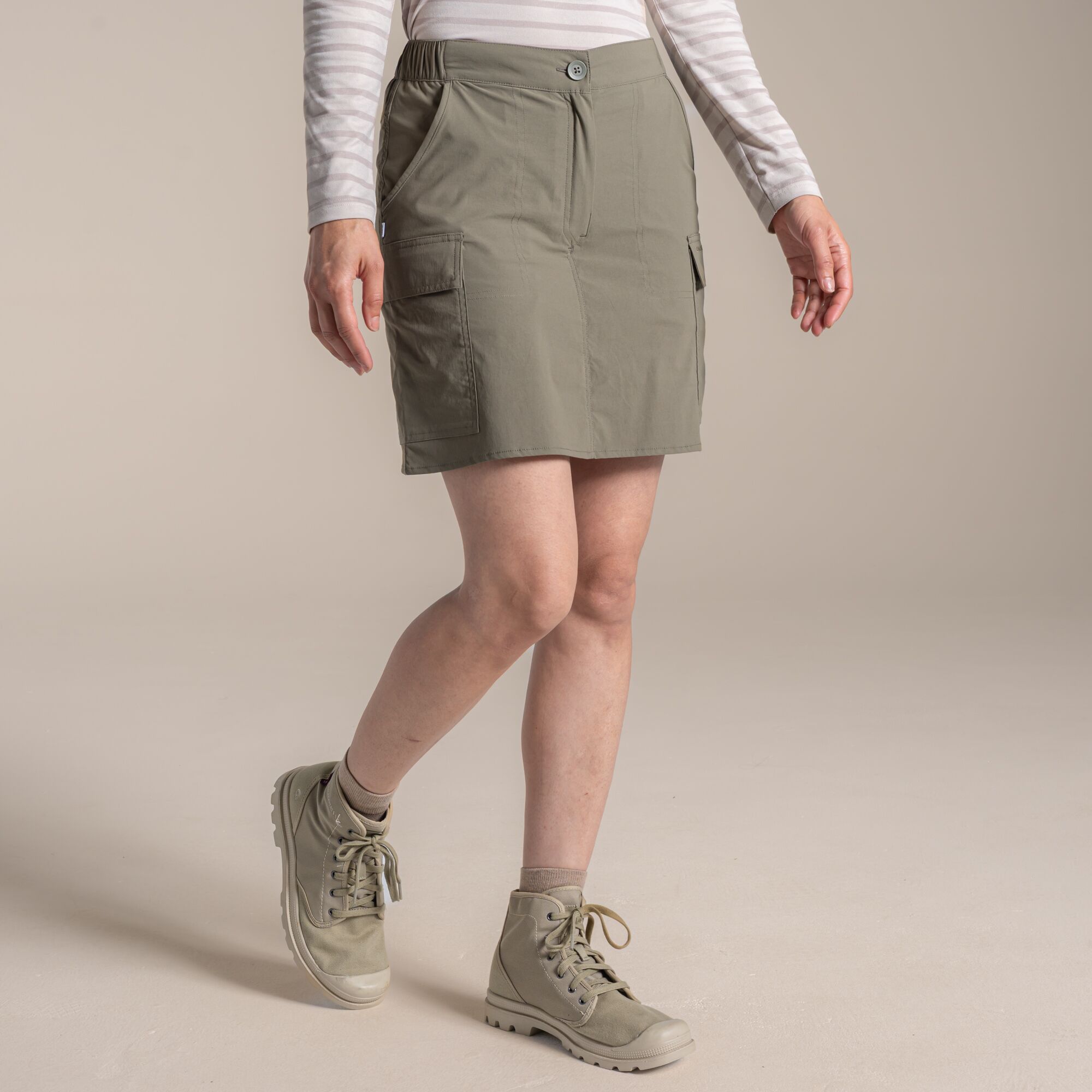 NosiLife Pro Cargo Skort Wild Olive