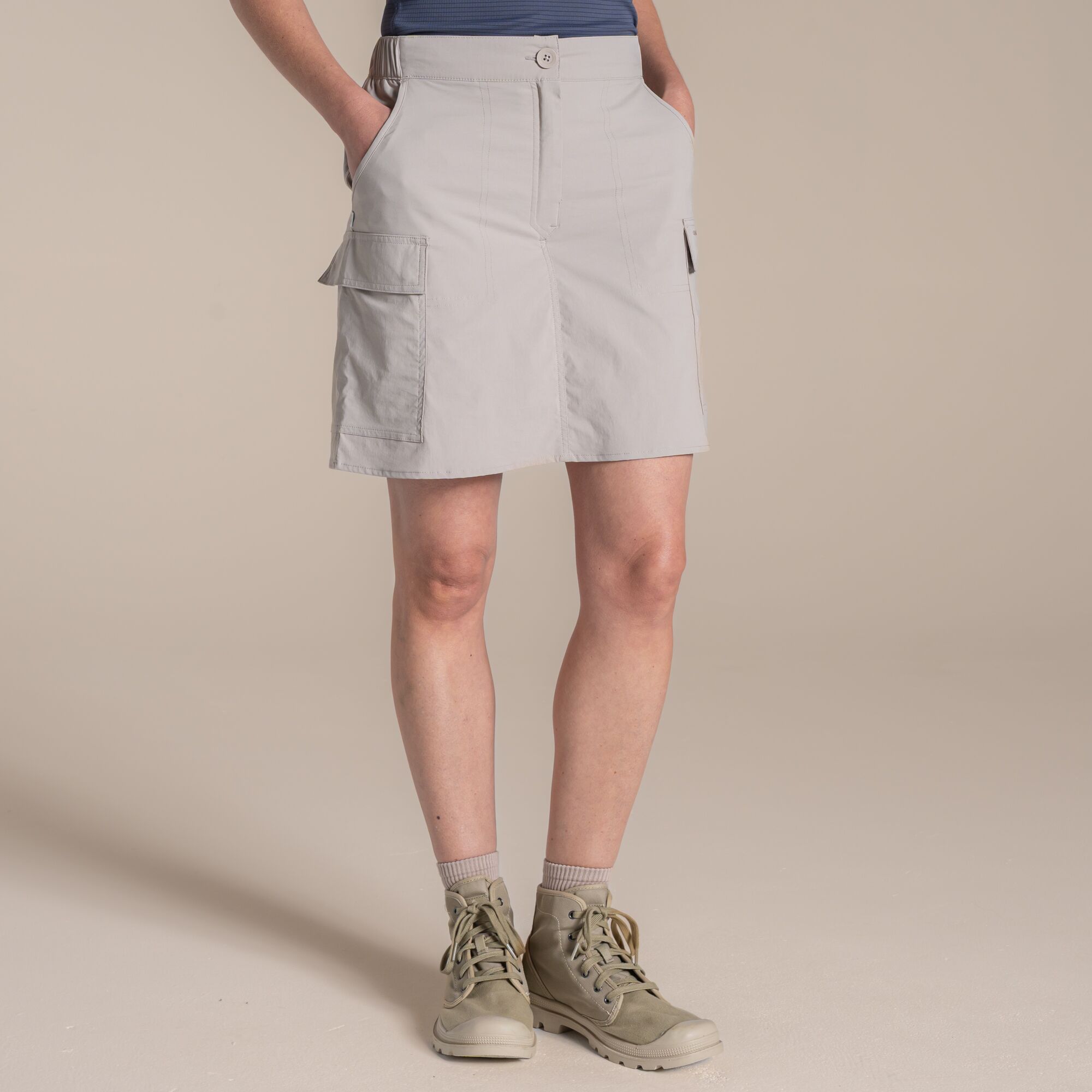 NosiLife Pro Cargo Skort Soft Mushroom