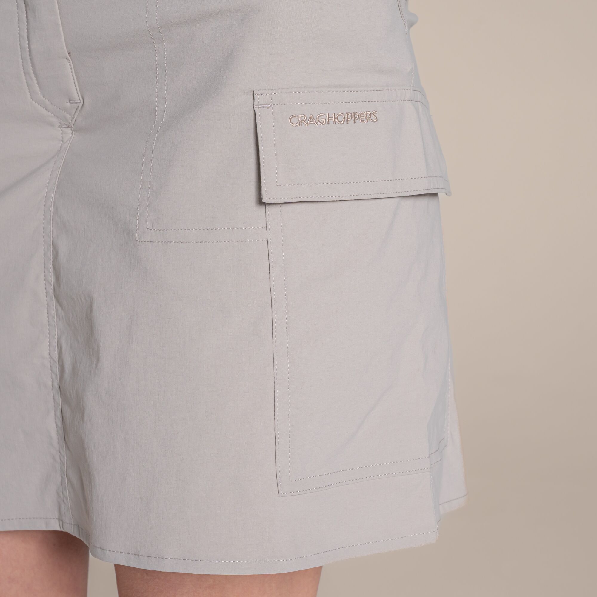NosiLife Pro Cargo Skort Soft Mushroom - Image 6