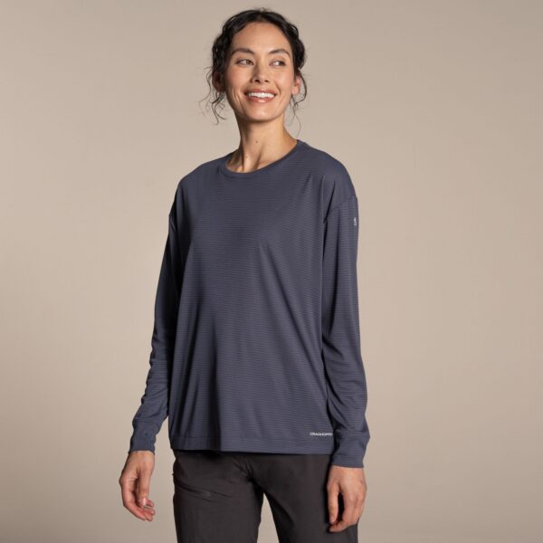 NosiLife SolarShield+ Long Sleeved T-Shirt-Anthracite